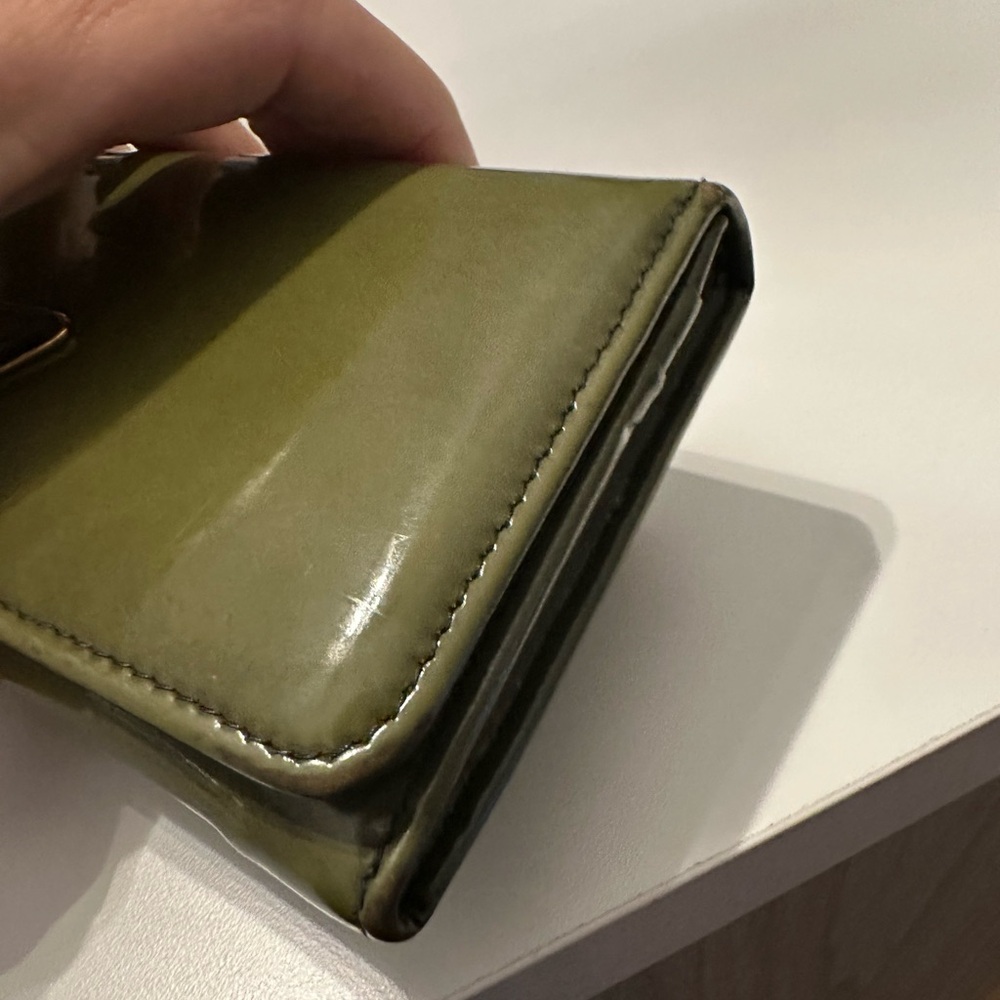 Prada Khaki Green Leather Wallet - Picture 8 of 9